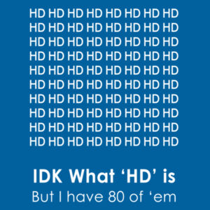 80 HD Single-Sided Tee Design