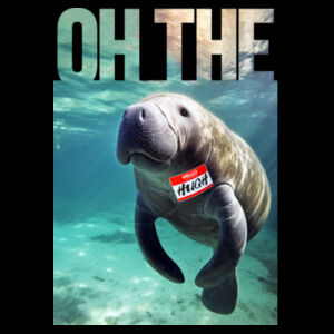 Hugh Manatee Single-Sided Tee Design
