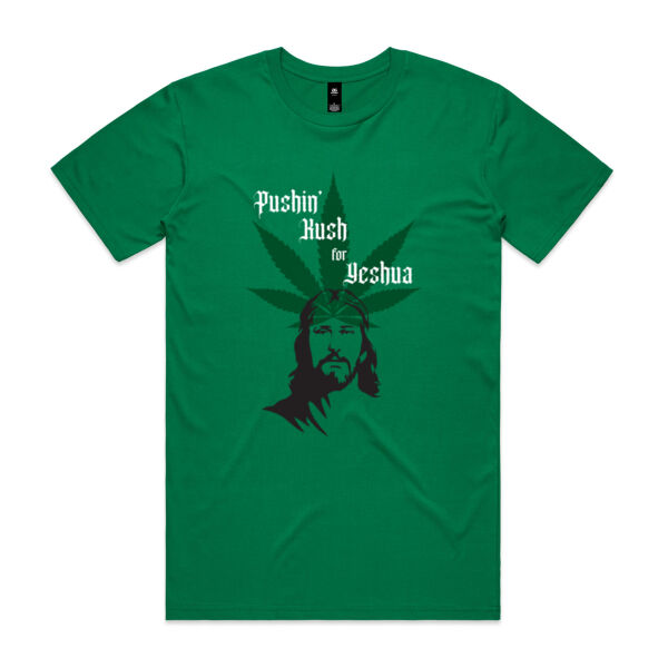 Pushin' Kush for Yeshua Single-Sided Tee Thumbnail